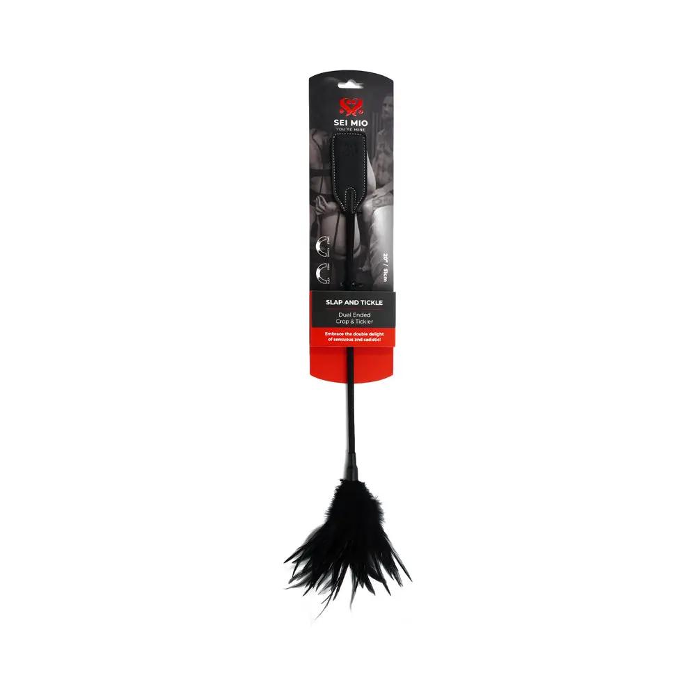 SEI MIO Slap and Tickle Dual Ended Crop and Tickler by Creative Conceptions