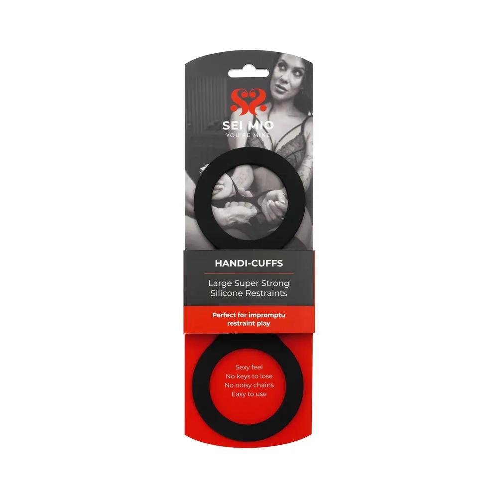 SEI MIO Handi-Cuffs Large Super Strong Silicone Restraint Cuffs by Creative Conceptions