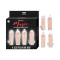 Magic Soft & Stretchy Tickler Sleeves Clear by Nasstoys