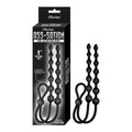 Ass-Sation Dual Silicone Anal Beads Black by Nasstoys