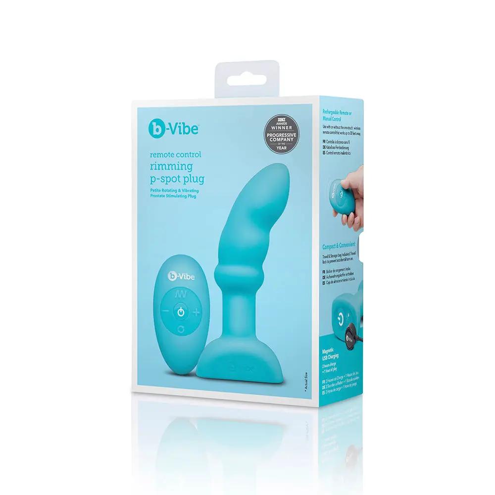 b-Vibe Remote Control Rimming P-Spot Plug by b-Vibe