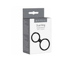 Me You Us Dual Ring Double Cockring Set Black by Me You Us