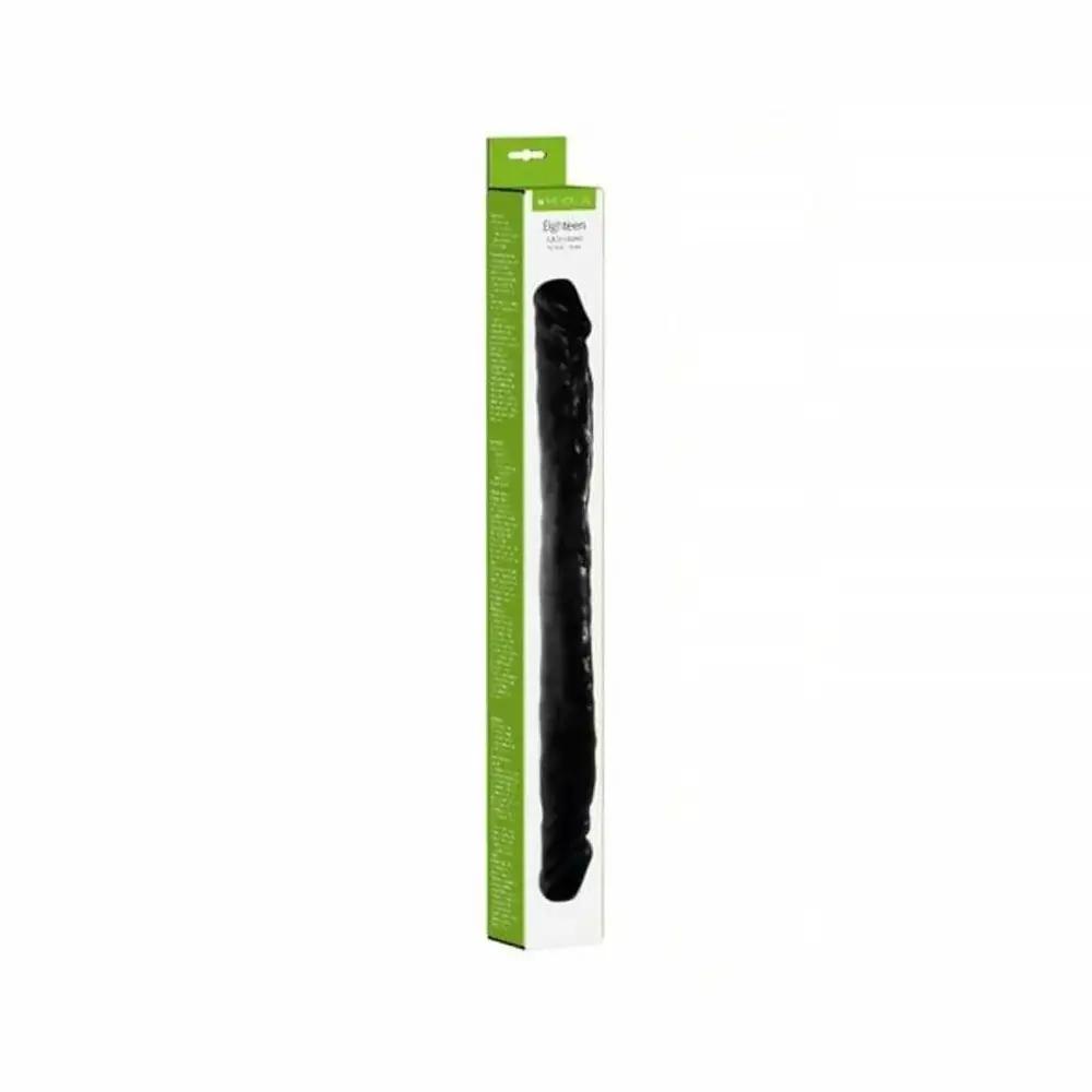 Me You Us Eighteen Double Dong 18 in. Double Ended Dildo Black by Me You Us