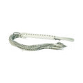 Leather Corset Flogger White/Grey by Ruff Doggie Styles