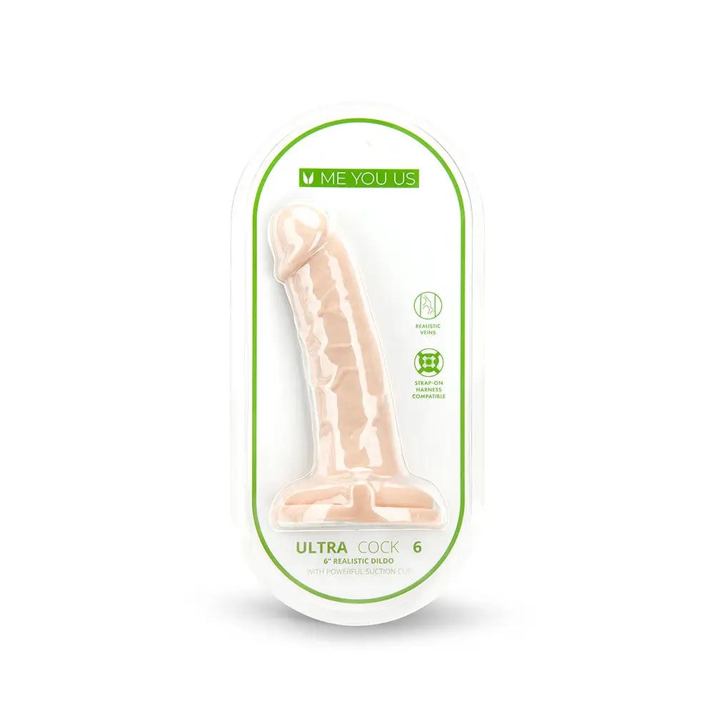 Me You Us Ultra Cock 6 in. Realistic Dildo Vanilla by Me You Us