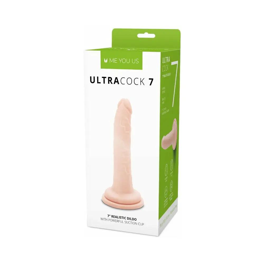 Me You Us Ultra Cock 7 in. Realistic Dildo Vanilla by Me You Us