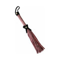 Love Knot Mini Flogger Pink with Black Bow by Ruff Doggie Styles
