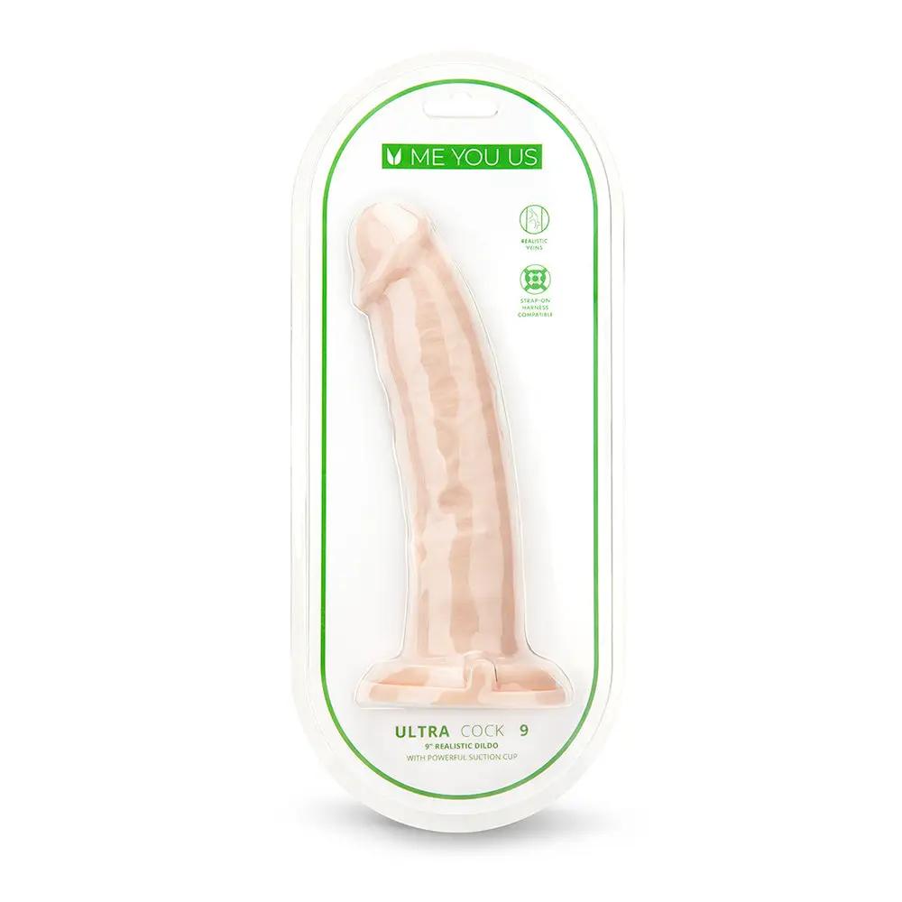 Me You Us Ultra Cock 9 in. Realistic Dildo Vanilla by Me You Us