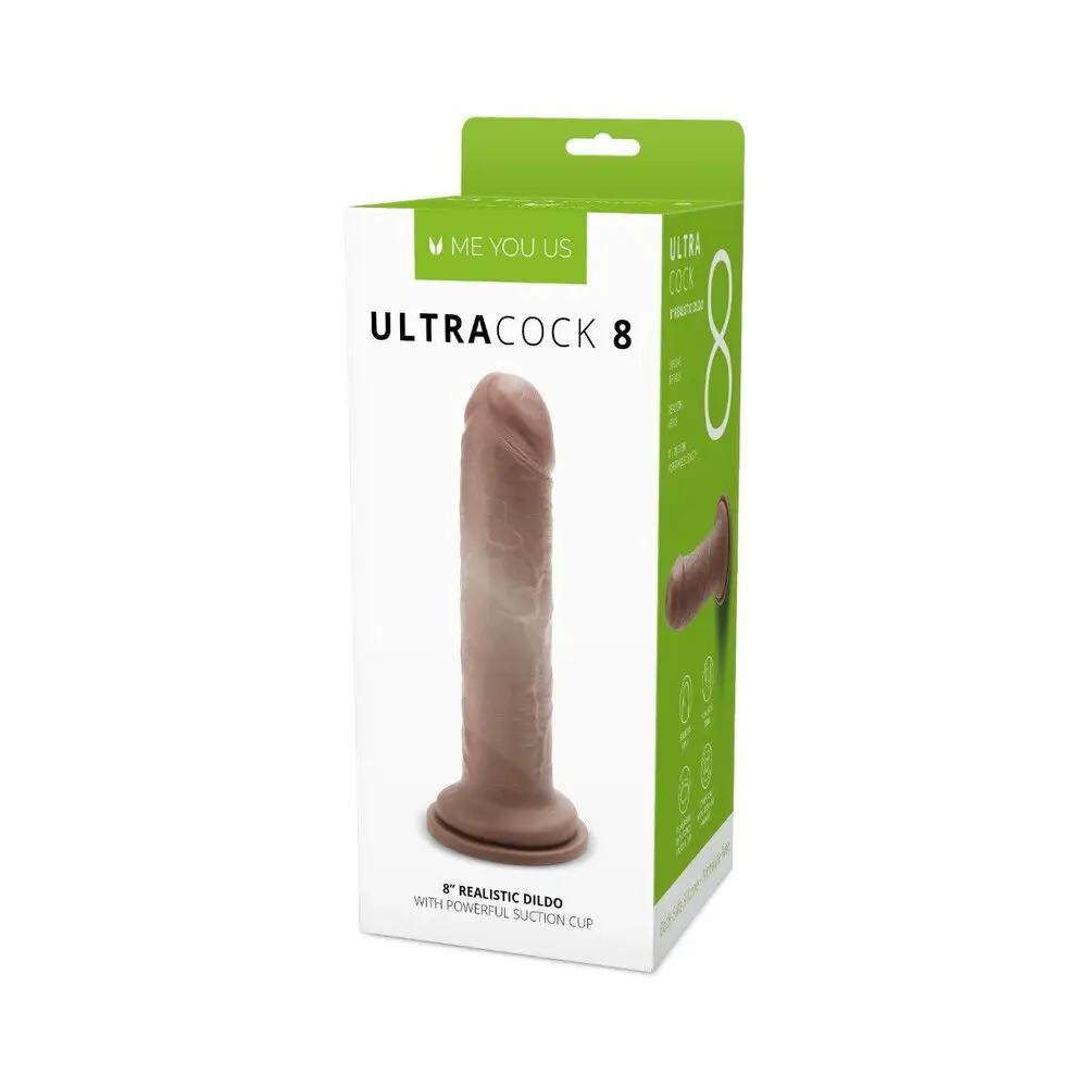 Me You Us Ultra Cock 8 in. Realistic Dildo Caramel by Me You Us