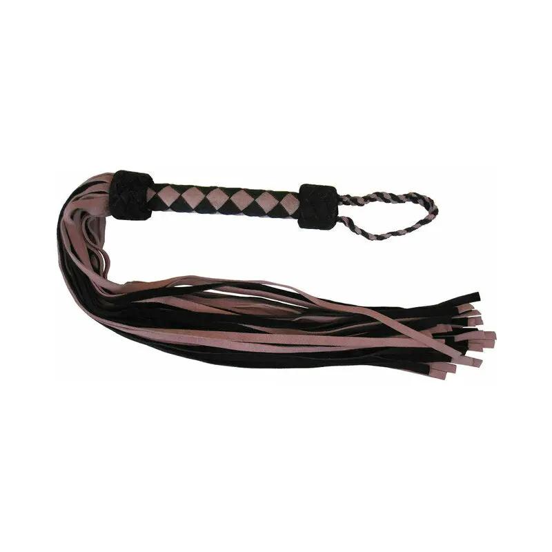 Flog Her Suede Flogger Pink/Black by Ruff Doggie Styles