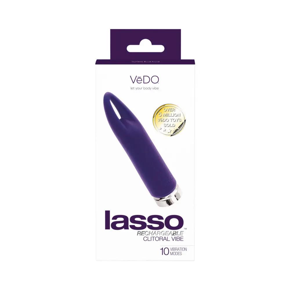 VeDO Lasso Rechargeable Bullet Vibe Purple by VeDO