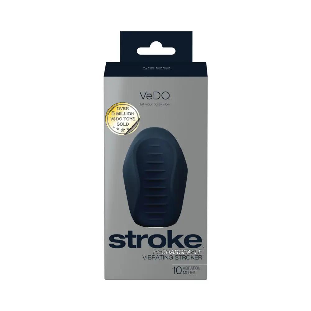 VeDO Stroke Rechargeable Vibrating Stroker Black by VeDO