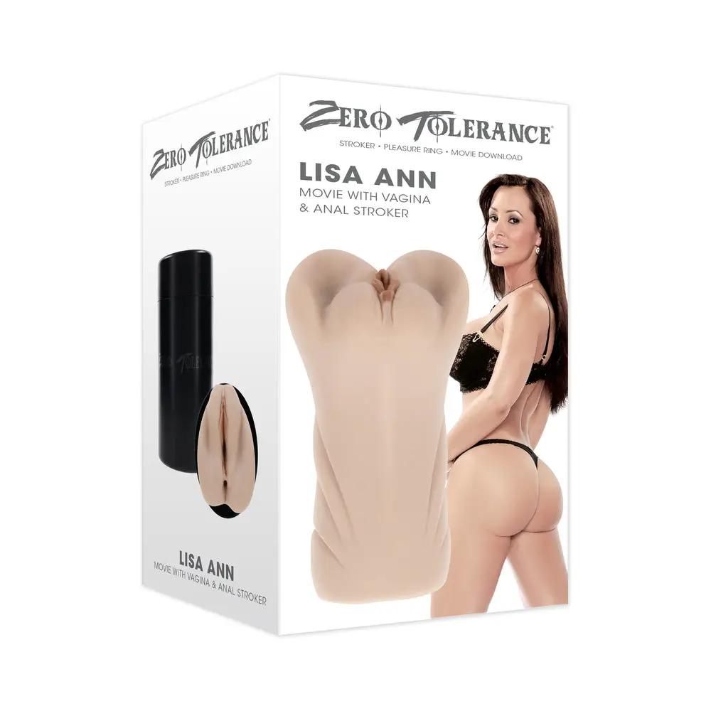Zero Tolerance Lisa Ann Movie with Vagina & Anal Stroker Light by Zero Tolerance