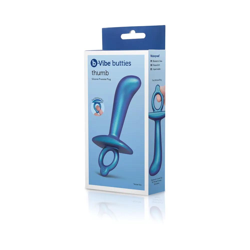 b-Vibe Butties Thumb Silicone Prostate Plug by b-Vibe