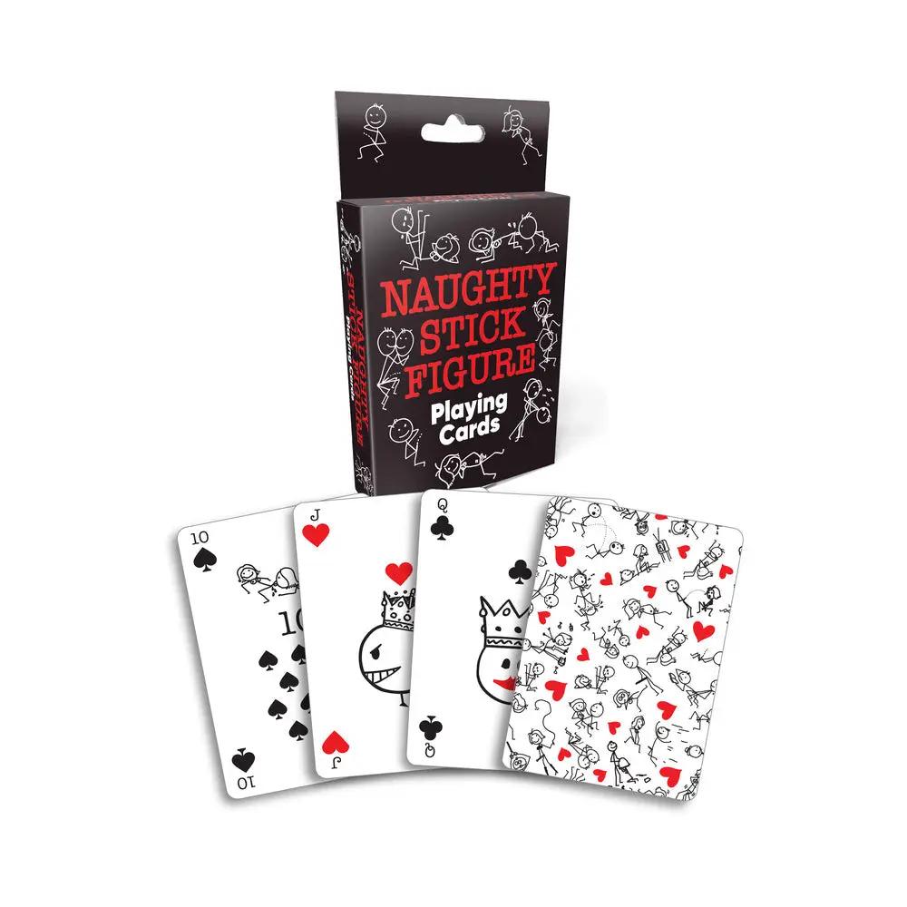 Naughty Stick Figure Playing Cards by Little Genie