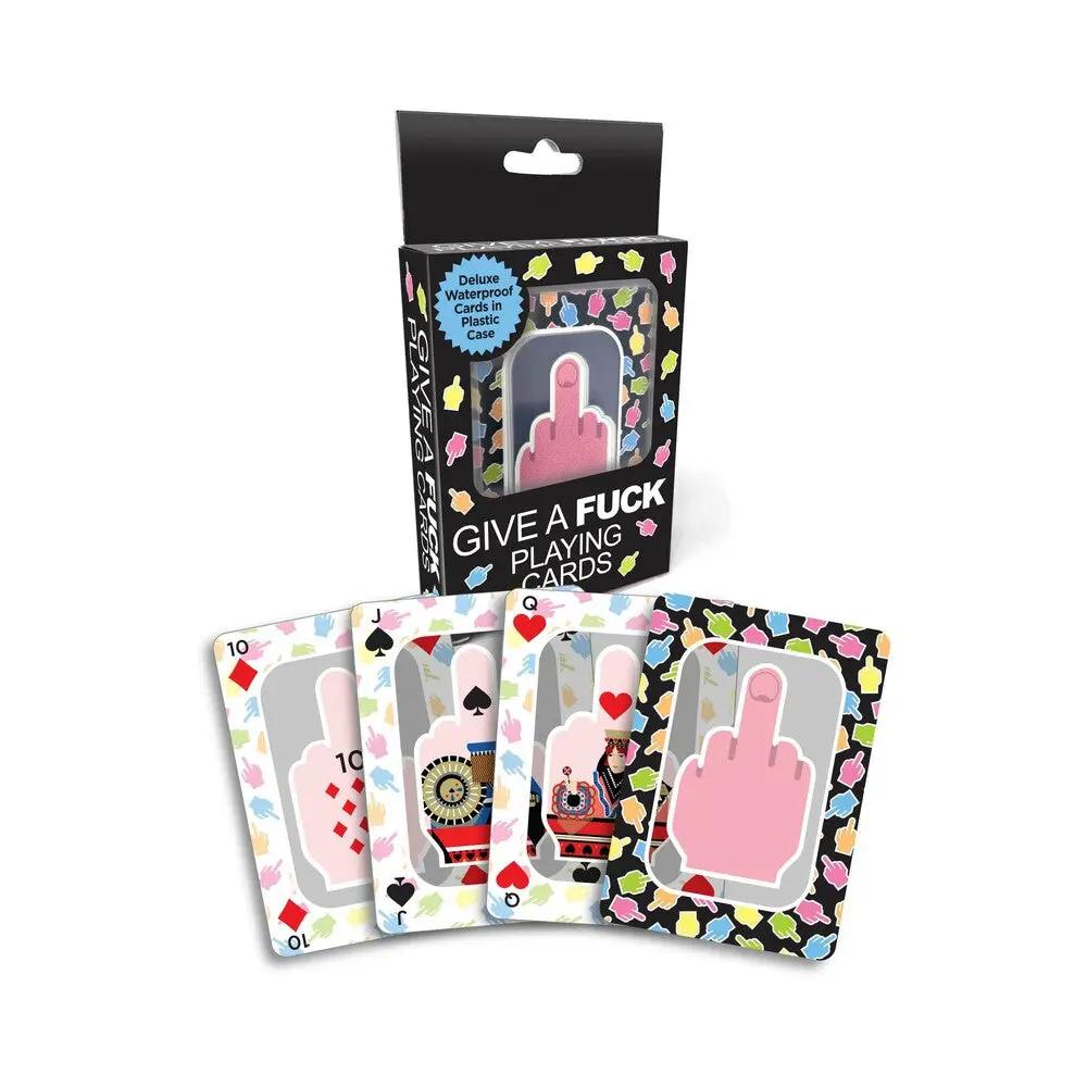 FU Middle Finger Waterproof Playing Cards by Little Genie