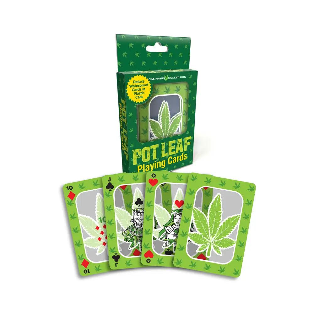 Pot Leaf Waterproof Playing Cards by Little Genie