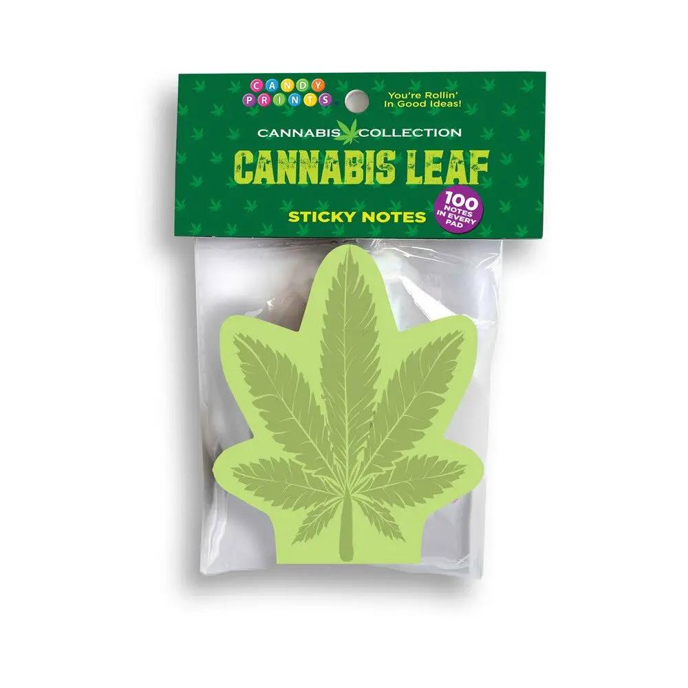 Cannabis Leaf Sticky Notes by Little Genie
