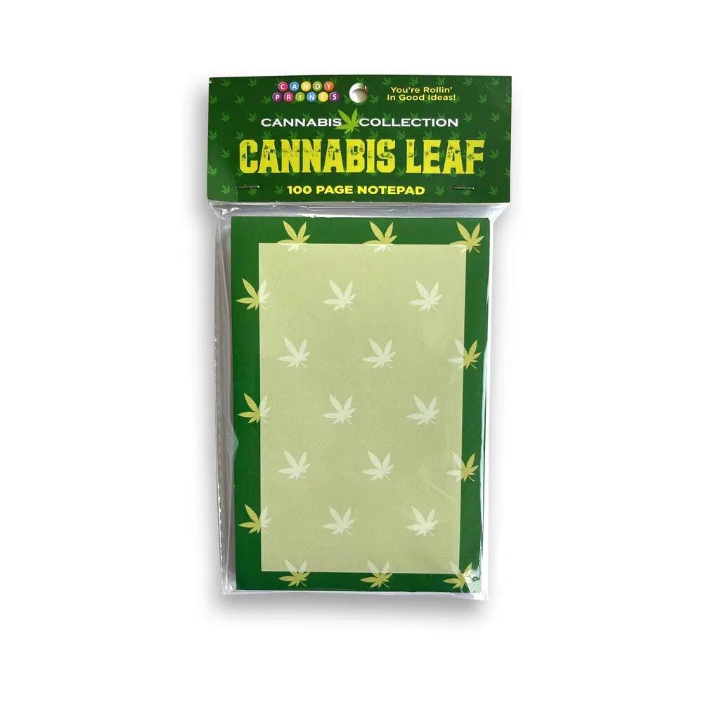 Cannabis Leaf Notepad by Little Genie