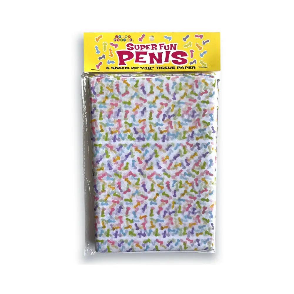 Super Fun Penis Tissue Paper by Little Genie