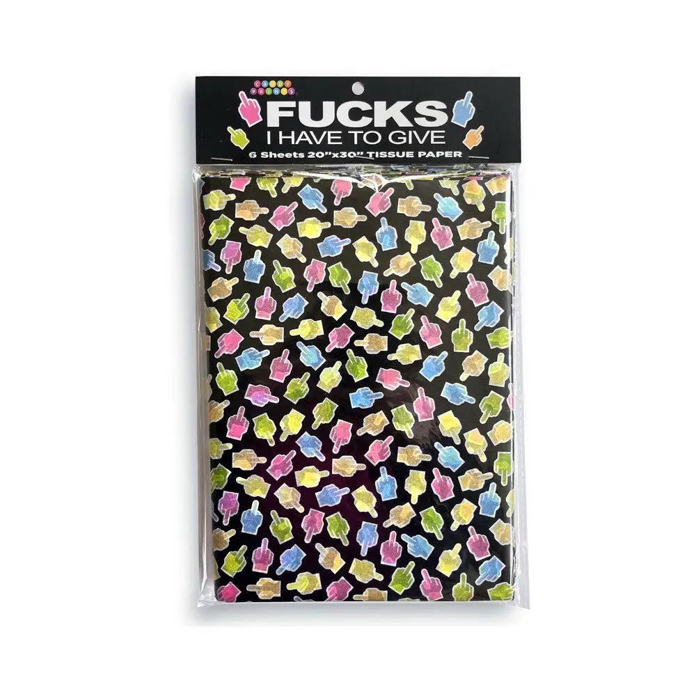 Fucks I Have to Give Tissue Paper by Little Genie