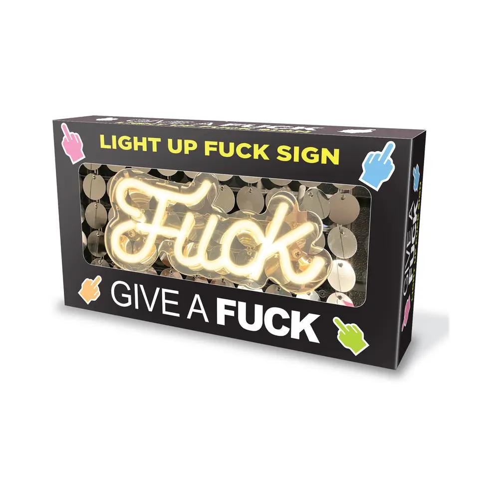 Neon Fuck Light Up Sign by Little Genie