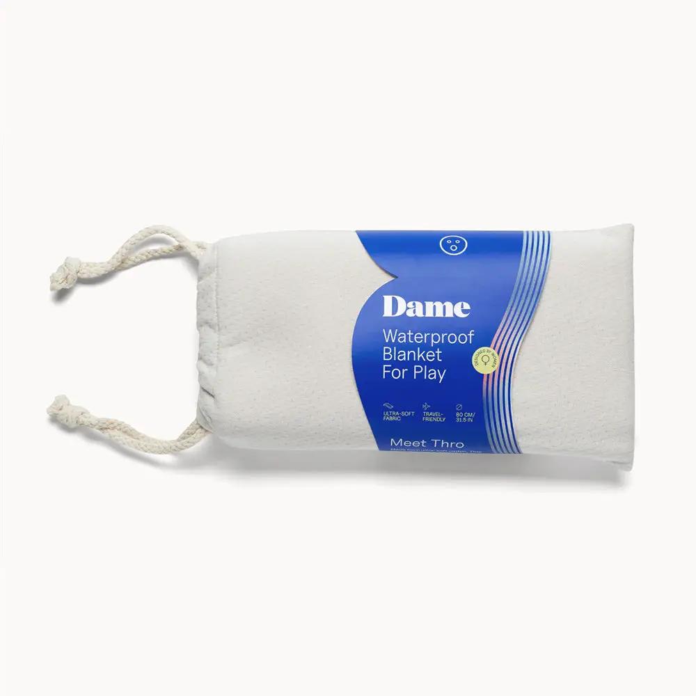 Dame Thro Waterproof Sex Blanket Oat by Dame