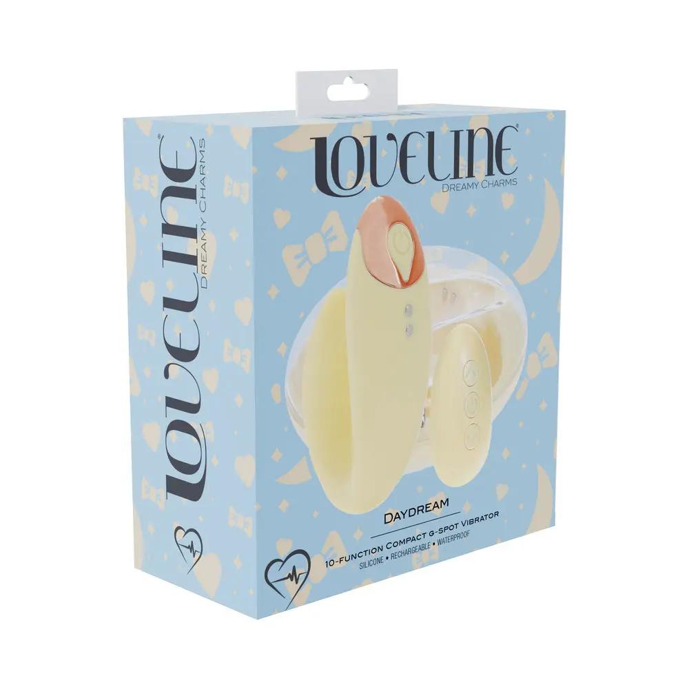 LoveLine Daydream AirTapTech Rechargeable Vibrator Yellow by Shots