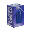 PUMPED Vibrobator Masturbator Negative Pressure Suction Vibration Metallic Blue by Shots