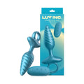 Luv Inc. Tr59: Tapered Swirl Ring Luv Plug Metallic Blue by Luv Inc.