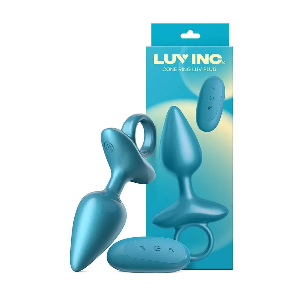 Luv Inc. Cr82: Cone Ring Luv Plug Metallic Blue by Luv Inc.