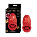 Clit-Tastic Tongue Licking Lover Red by Nasstoys