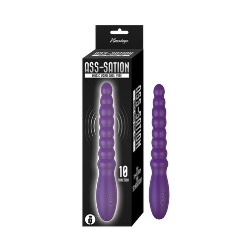 Ass-Sation Magic Wand Anal Vibe Purple by Nasstoys