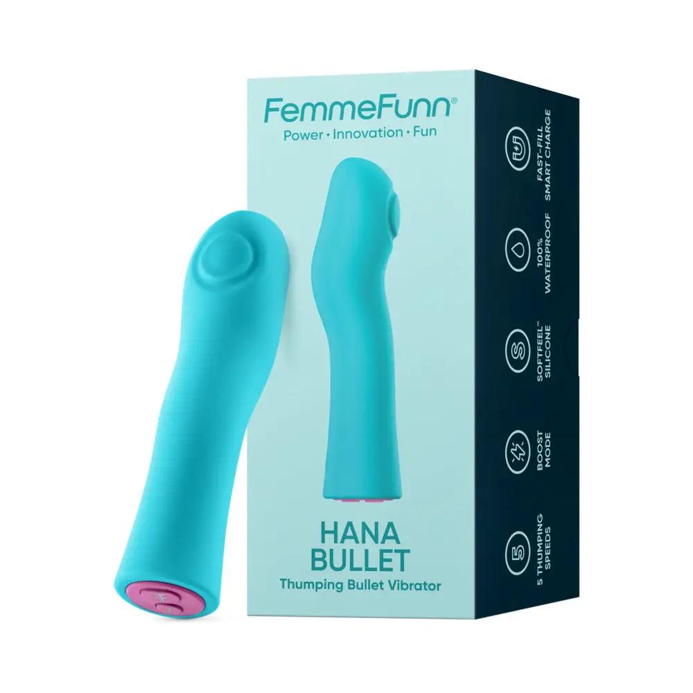 FemmeFunn Hana Thumping Bullet Turquoise by FemmeFunn