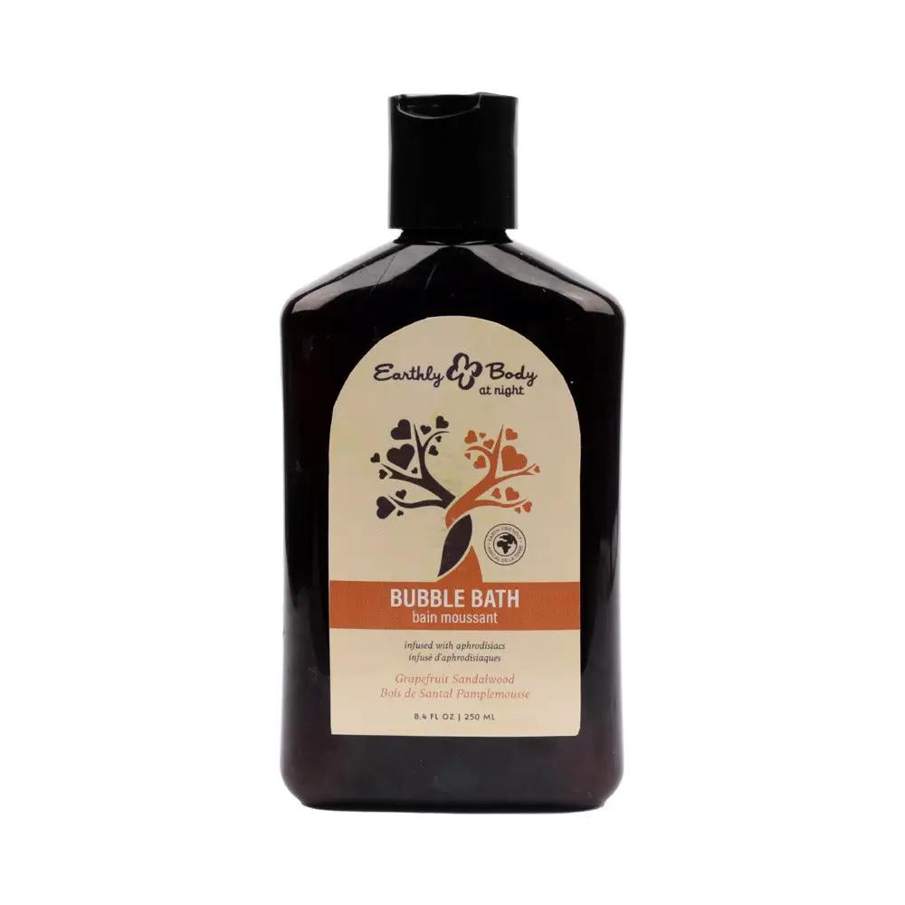Earthly Body At Night Aphrodisiac Bubble Bath Grapefruit Sandalwood 8.4 oz. by Earthly Body
