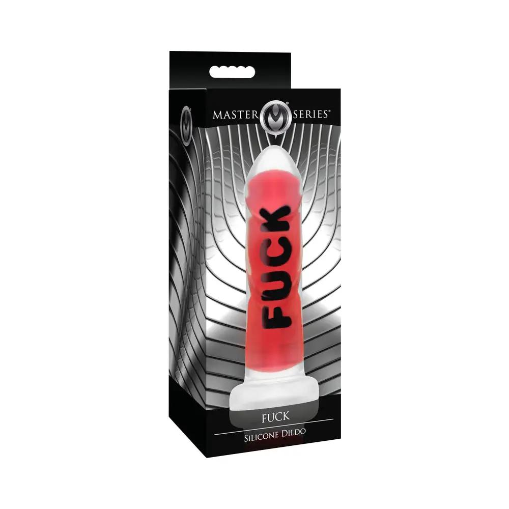 Master Series FUCK Silicone Dildo by XR Brands