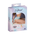 Magic Silk Pheromone Panties Split Crotch Lace Boy Short 2-Pack Aqua/Black L/XL by Magic Silk