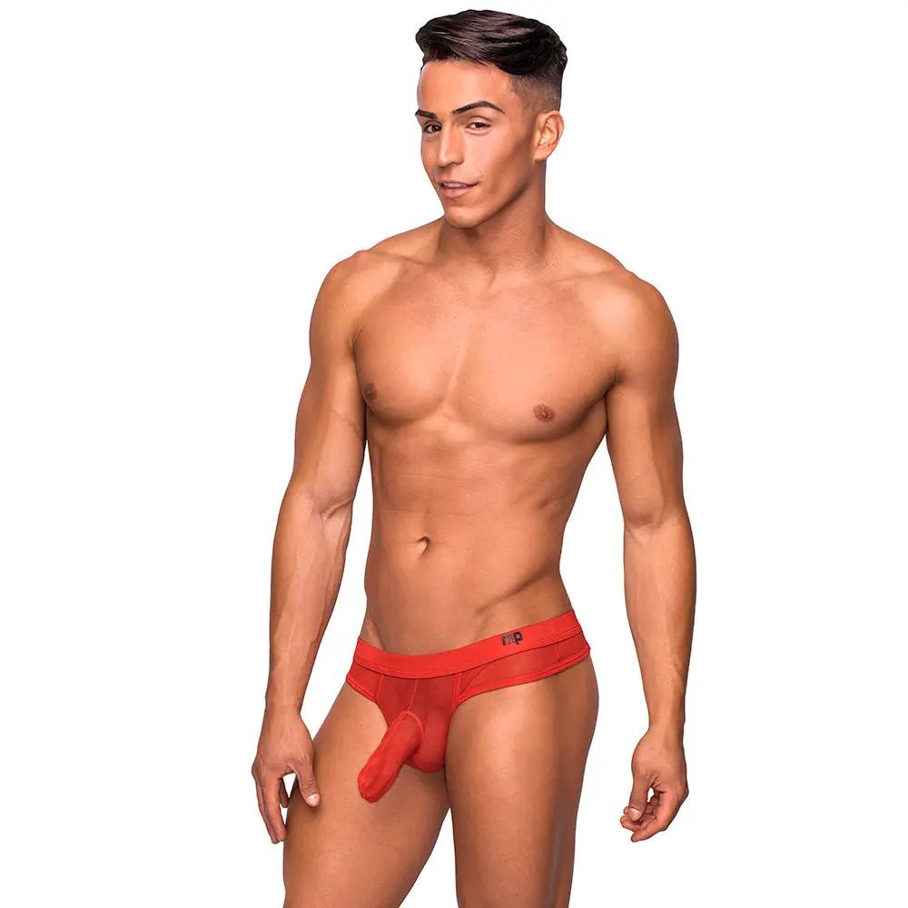 Male Power The Matchmaker Hose Thong Red L/XL by Male Power