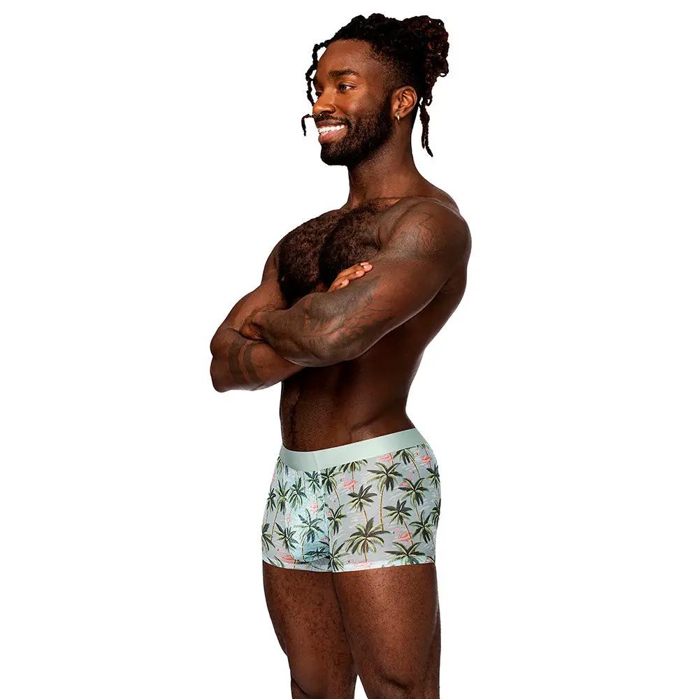 Male Power The Matchmaker Seamless Sheer Short Flamingo M by Male Power