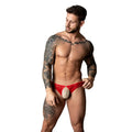 Male Power The Ultimate Duo CRC Open Ring Thong & Cobalt Cock Ring Red S/M by Male Power