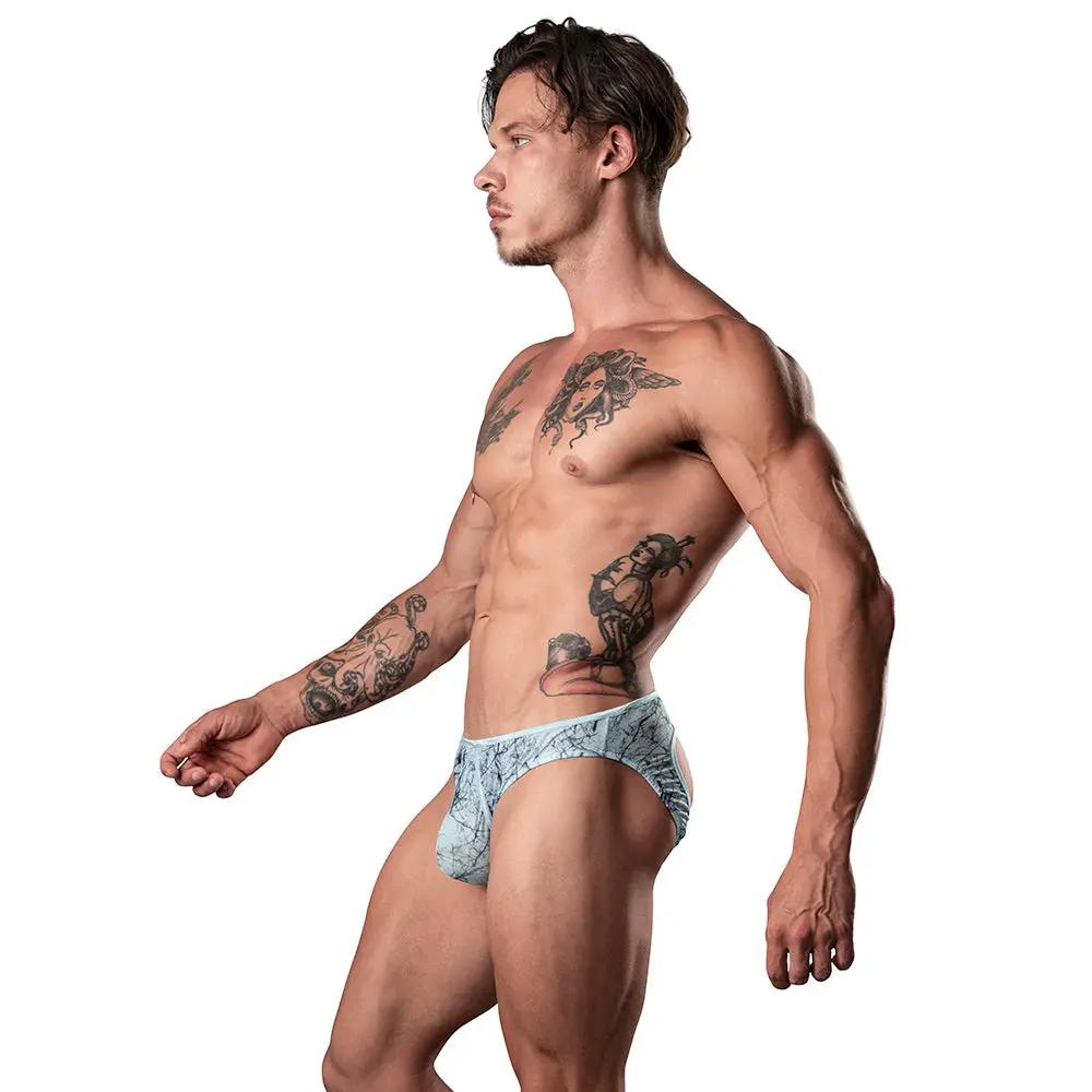 Male Power The Ultimate Duo CRR Mini Moonshine & Red Cock Ring Silver Blue S/M by Male Power