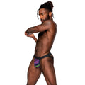 Male Power The Ultimate Duo CRB Strappy Jock & Black Cock Ring Print S/M by Male Power