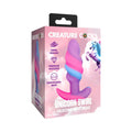 Creature Cocks Unicorn Swirl Silicone Butt Plug Small by XR Brands