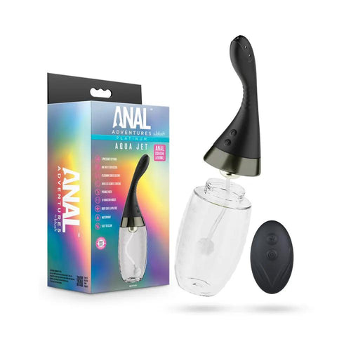 Anal Adventures Platinum Aqua Jet Black by Blush