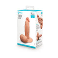 b-Vibe Slipskin Realistic Silicone Dildo 6 in. Girthy Mocha by b-Vibe