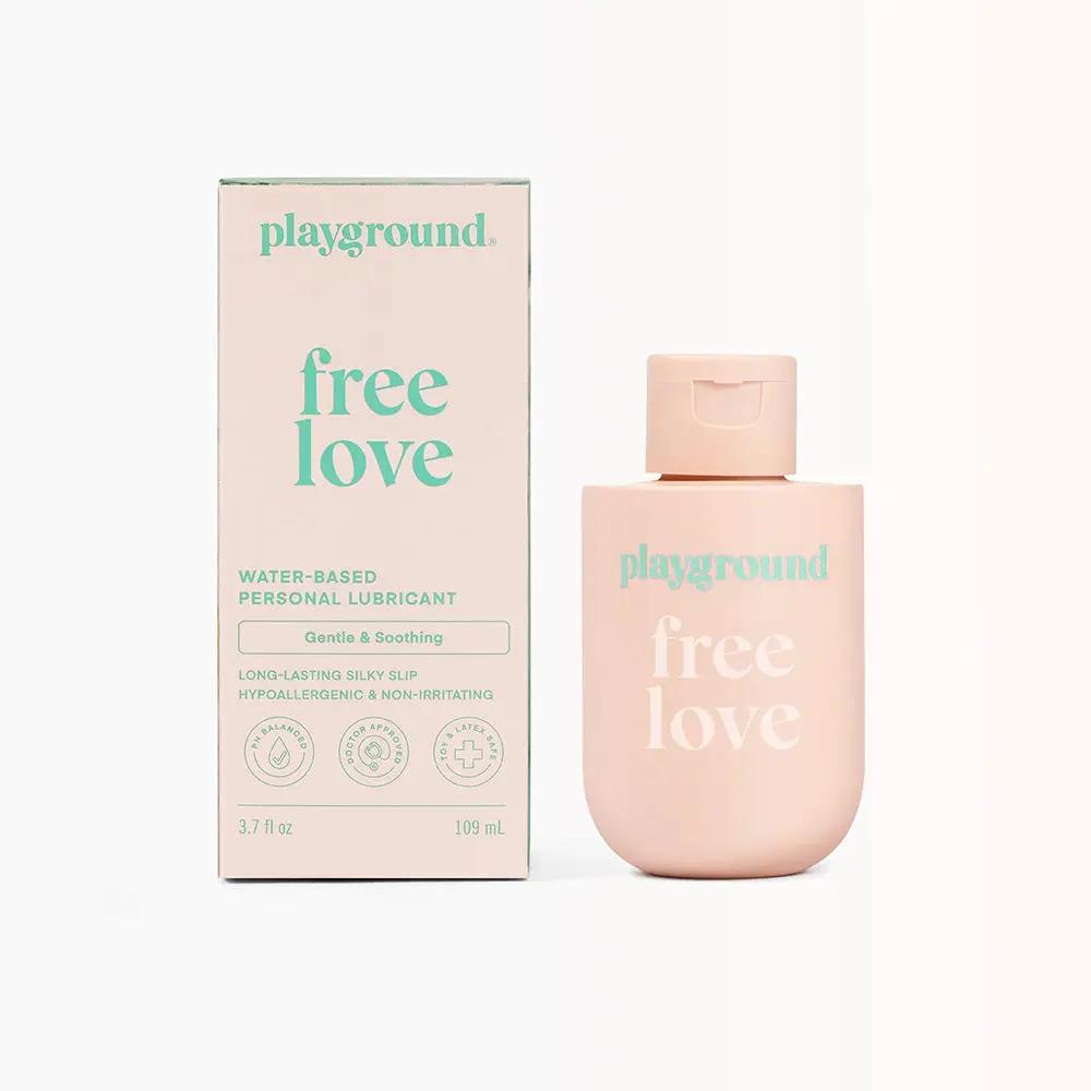 Playground Free Love Extra-Gentle Water-Based Personal Lubricant 3.7 oz. by Playground