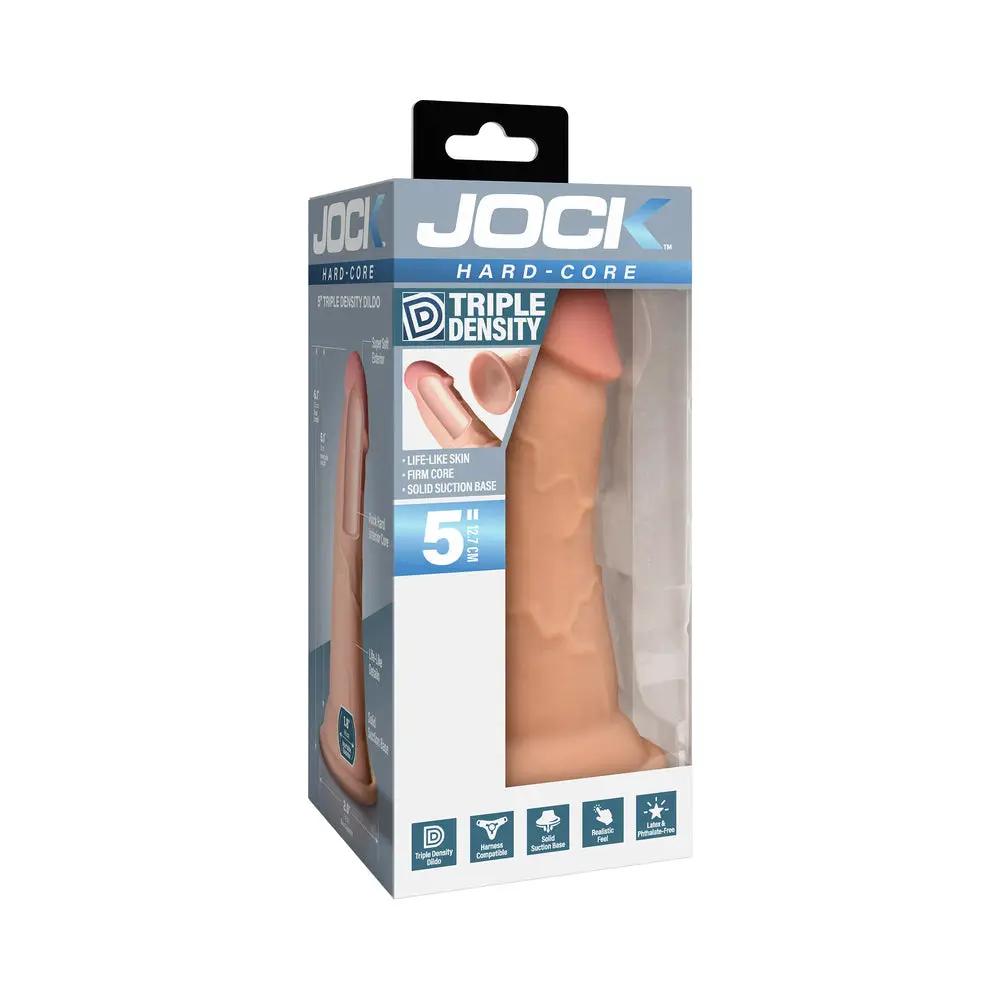 JOCK Hard-Core 5 in. Triple Density Dildo by Curve Novelties