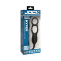 JOCK Silicone Vibrating Plug with Cock & Ball Ring and Remote by Curve Novelties