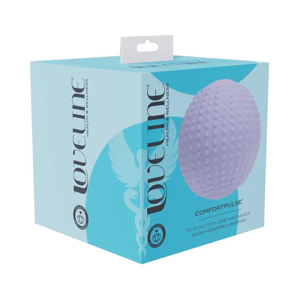 LoveLine ComfortPulse Silicone Massager Lavender by Shots