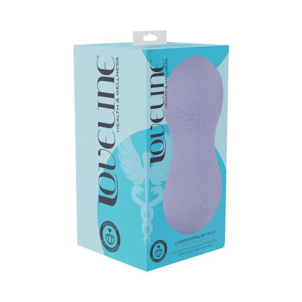 LoveLine ComfortPulse Duo Silicone Massager Lavender by Shots